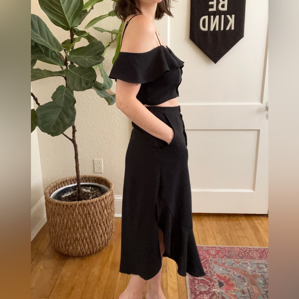 Lulu’s Matching Black Button Down Set - image 2